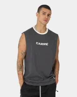 Carre Tutech Muscle T-Shirt Charcoal