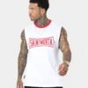 Saint Morta Ceremony Oversized Muscle T-Shirt White/Red 1 Saint Morta Ceremony Oversized Muscle T-Shirt White/Red -Champioe Style 02037172 YW208 mens 001