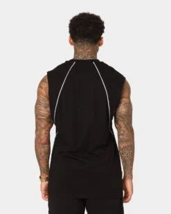 Saint Morta Polaris Raglan Muscle T-Shirt Black/3M -Champioe Style 02037173 YB011 mens 0050