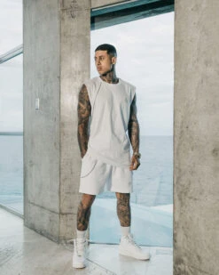 Saint Morta Polaris Raglan Muscle T-Shirt White/3M 13 Saint Morta Polaris Raglan Muscle T-Shirt White/3M -Champioe Style 02037173 YW022 mens 0035