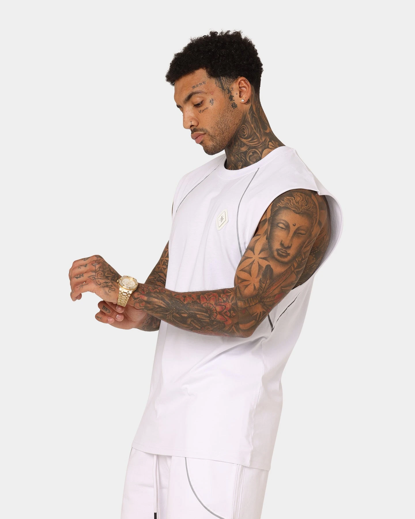 Saint Morta Polaris Raglan Muscle T-Shirt White/3M 10 Saint Morta Polaris Raglan Muscle T-Shirt White/3M - Image 8