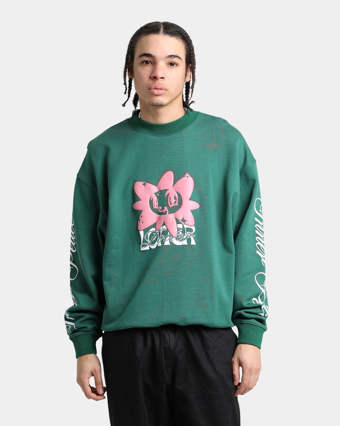 Loiter Utopia Fleur Crewneck Green 3 Loiter Utopia Fleur Crewneck Green
