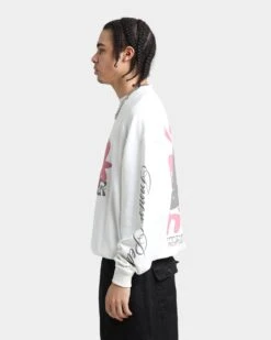 Loiter Utopia Fleur Crewneck Off White -Champioe Style 02037449 YO007 mens 0070
