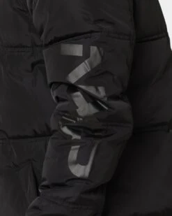 Nena And Pasadena Paramount Long Line Puffer Jacket Jet Black -Champioe Style 02038042 YB339 mens 0070