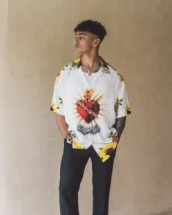 Champioe Style 13 404 Grandeur Button Up Shirt White