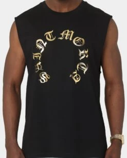 Saint Morta Humanity Oversized Muscle T-Shirt Black/Gold 10 Saint Morta Humanity Oversized Muscle T-Shirt Black/Gold -Champioe Style 02038476 YB003 mens 0030 c806b083 3d83 4816 aacd f3d4d1b49d3e
