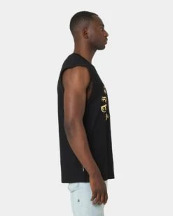 Saint Morta Humanity Oversized Muscle T-Shirt Black/Gold 12 Saint Morta Humanity Oversized Muscle T-Shirt Black/Gold -Champioe Style 02038476 YB003 mens 0050