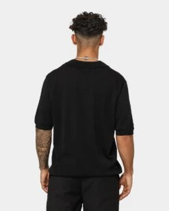 404 Cable Knit Button Up Black 16 404 Cable Knit Button Up Black -Champioe Style 02038549 YB001 mens 060