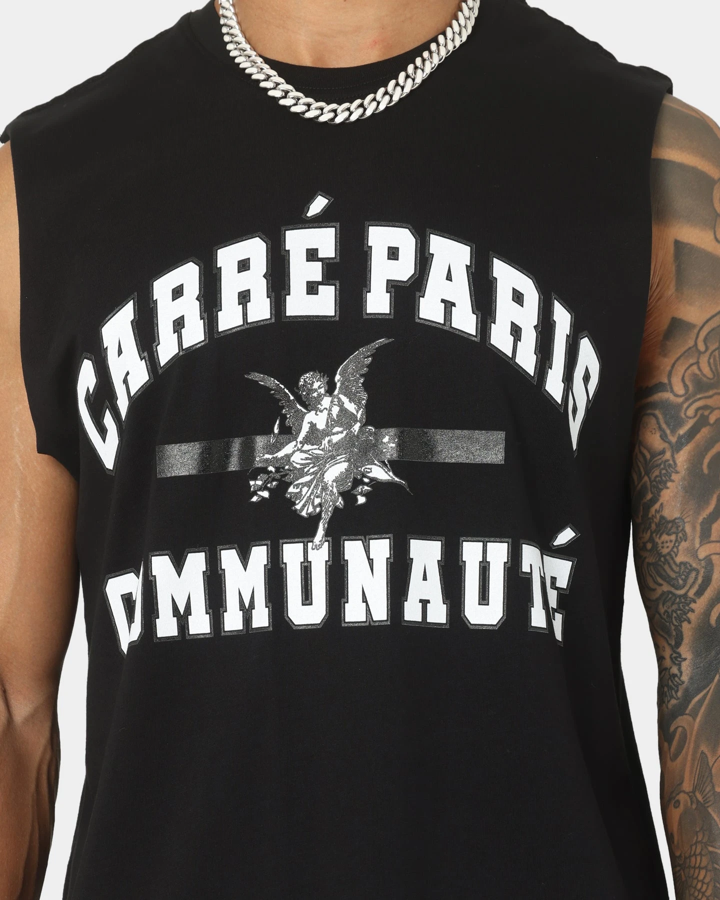 Carre Communaute Muscle T-Shirt Black 5 Carre Communaute Muscle T-Shirt Black - Image 3