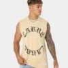Carre Forever Muscle T-Shirt Washed Stone -Champioe Style 02038608 YW724 mens 010
