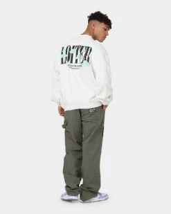 Loiter Cloudland Crewneck Off White -Champioe Style 02039051 YO007 mens 0030