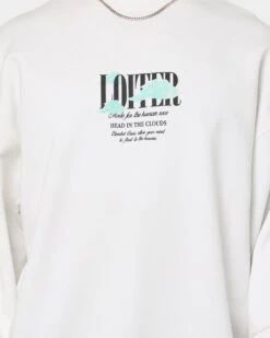 Loiter Cloudland Crewneck Off White -Champioe Style 02039051 YO007 mens 0040