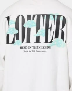 Loiter Cloudland Crewneck Off White -Champioe Style 02039051 YO007 mens 0050