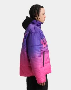 Loiter Cyber Gradient Puffer Jacket Pink/Purple -Champioe Style 02039052 YP013 mens 0060 e5e401a6 0c9c 46b2 96e9 e4ac912ea14f
