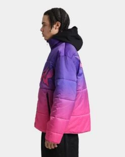 Loiter Cyber Gradient Puffer Jacket Pink/Purple -Champioe Style 02039052 YP013 mens 0070 7fe57f20 74b6 4315 915f ab9ec46301a9
