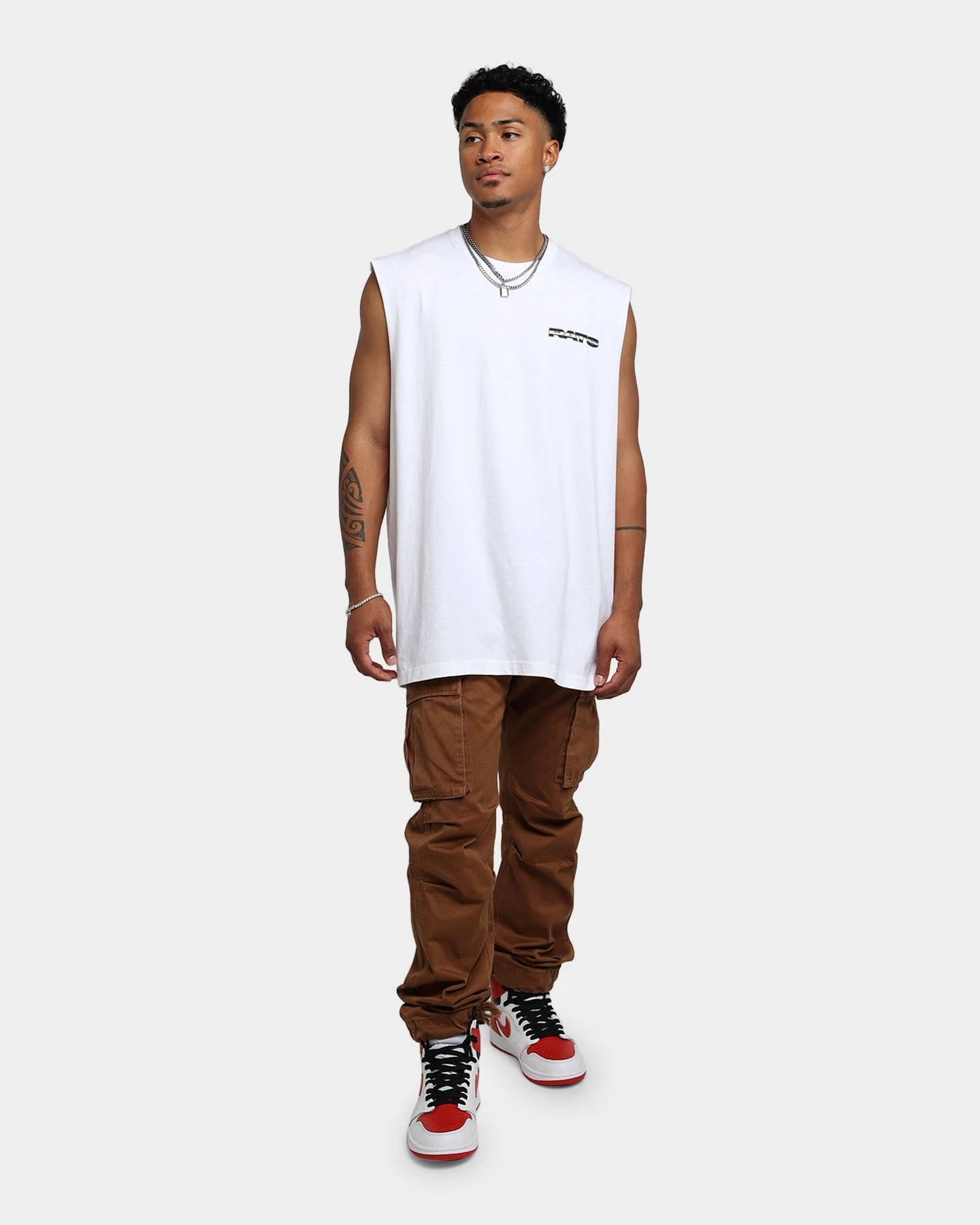 Rats Get Fat Memorial Muscle T-Shirt White 10 Rats Get Fat Memorial Muscle T-Shirt White - Image 8