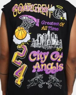 Goat Crew City Of Angels Muscle T-Shirt Black -Champioe Style 02039121 YB001 mens 0050