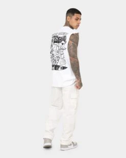 Goat Crew Niseko Muscle T-Shirt White -Champioe Style 02039127 YW100 mens 0030