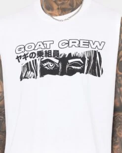 Goat Crew Niseko Muscle T-Shirt White -Champioe Style 02039127 YW100 mens 0040