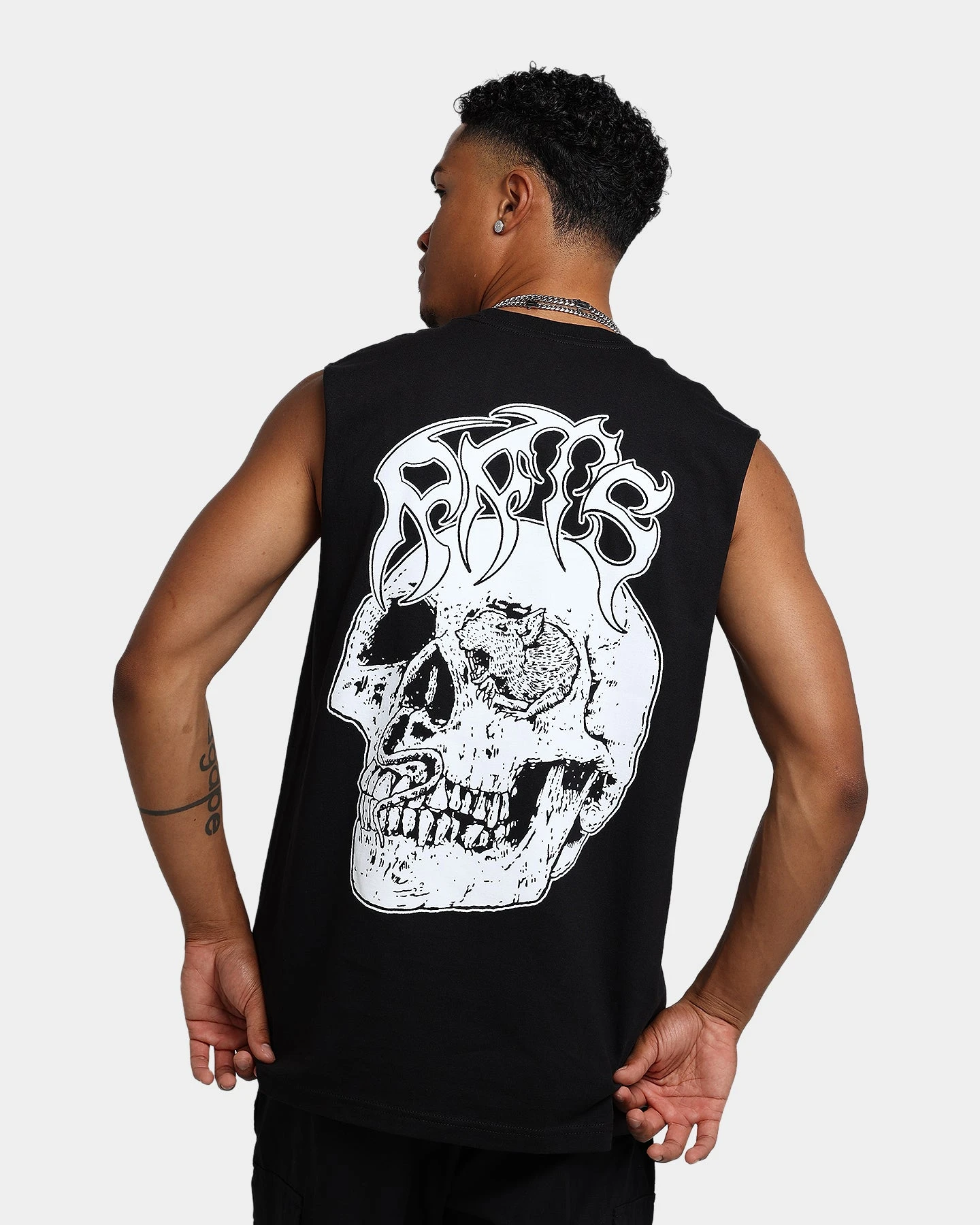 Rats Get Fat Skull Muscle T-Shirt Black 3 Rats Get Fat Skull Muscle T-Shirt Black