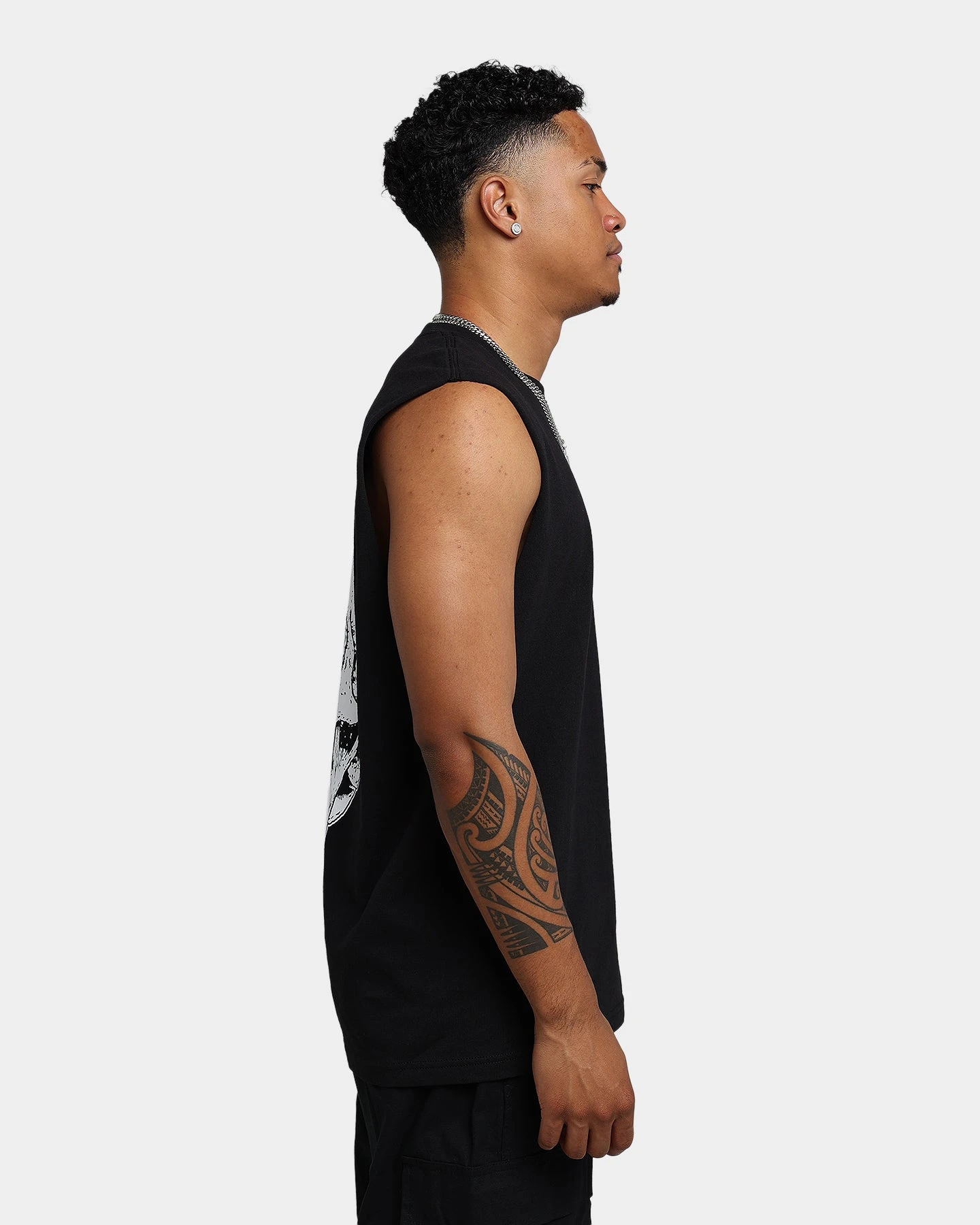 Rats Get Fat Skull Muscle T-Shirt Black 7 Rats Get Fat Skull Muscle T-Shirt Black - Image 5