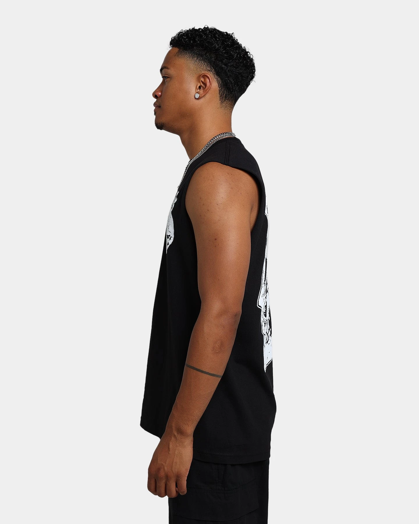 Rats Get Fat Skull Muscle T-Shirt Black 8 Rats Get Fat Skull Muscle T-Shirt Black - Image 6