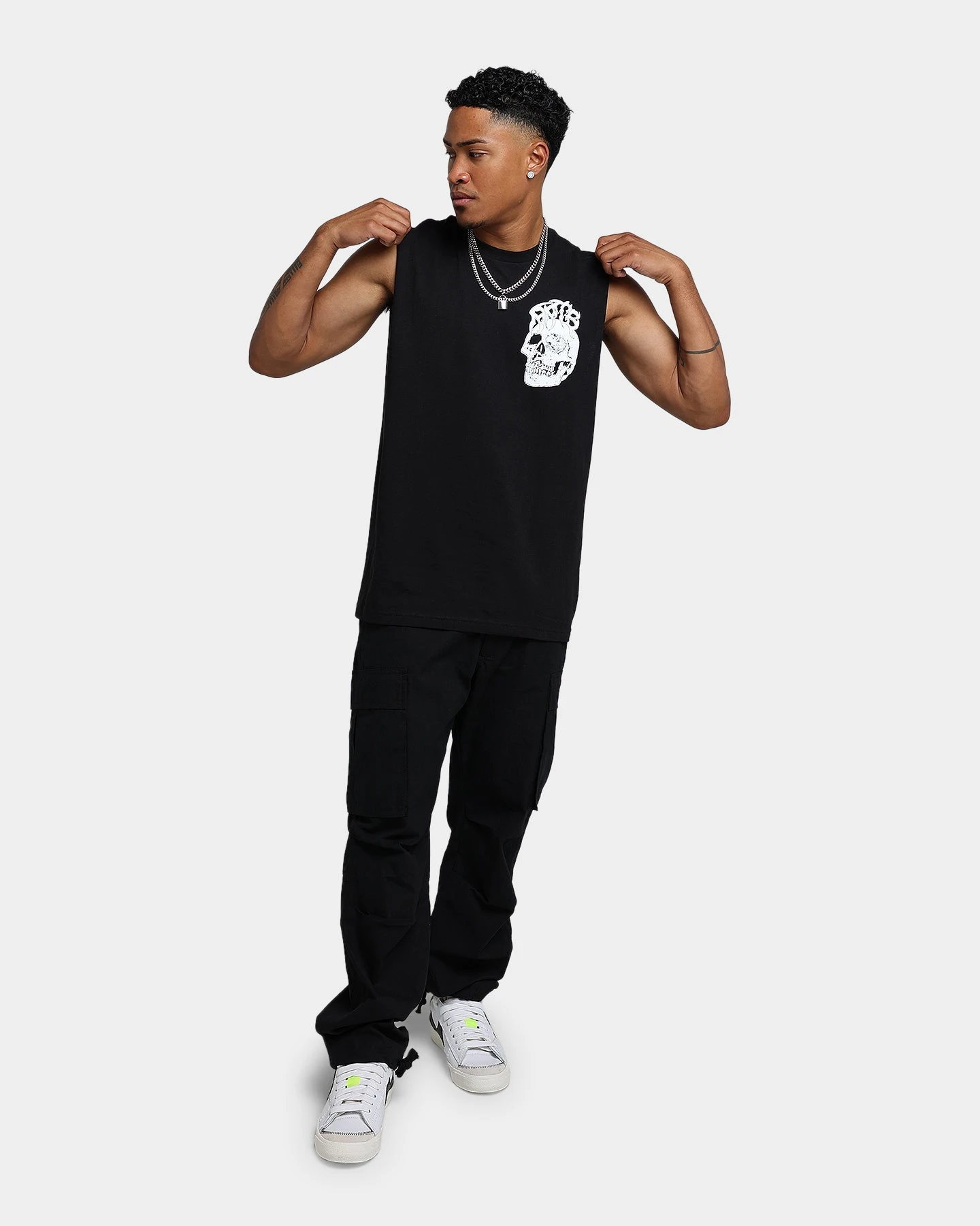 Rats Get Fat Skull Muscle T-Shirt Black 9 Rats Get Fat Skull Muscle T-Shirt Black - Image 7