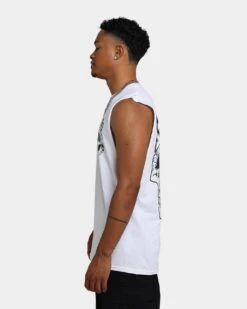 Rats Get Fat Skull Muscle T-Shirt White 16 Rats Get Fat Skull Muscle T-Shirt White -Champioe Style 02039134 YW100 mens 0070