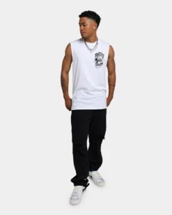Rats Get Fat Skull Muscle T-Shirt White 17 Rats Get Fat Skull Muscle T-Shirt White -Champioe Style 02039134 YW100 mens 0080