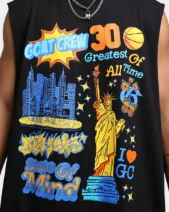 Goat Crew State Of Mind Muscle T-Shirt Black -Champioe Style 02039135 YB001 mens 0040