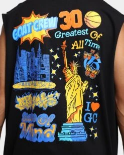 Goat Crew State Of Mind Muscle T-Shirt Black -Champioe Style 02039135 YB001 mens 0050