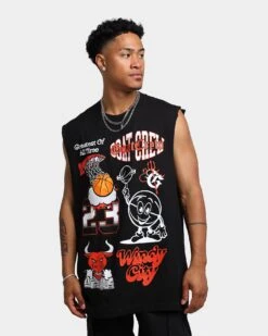 Goat Crew Windy City Muscle T-Shirt Black