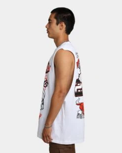 Goat Crew Windy City Muscle T-Shirt White -Champioe Style 02039138 YW100 mens 060