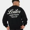 Loiter Aura Premium Crewneck Black -Champioe Style 02039139 YB001 mens 0010