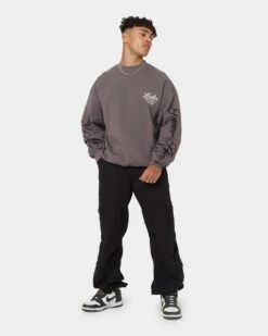 Loiter Aura Premium Crewneck Charcoal -Champioe Style 02039139 YC300 mens 080