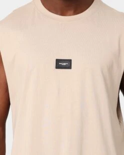 Saint Morta Annex Premier Oversized Muscle T-Shirt Stone -Champioe Style 02039140 YS400 mens 0030