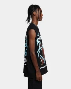 Goat Crew American Muscle Muscle T-Shirt Black -Champioe Style 02039224 YB001 mens 050