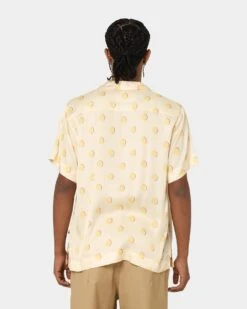 Honor The Gift Century Camp Button Up Shirt Cream Polkadot -Champioe Style 02039279 YD219 mens 0040