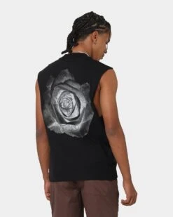 Carré Rose Bunch Muscle T-Shirt Black