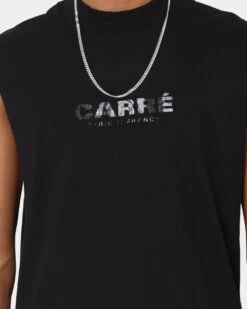 Carré Rose Bunch Muscle T-Shirt Black -Champioe Style 02039854 YB001 mens 0040