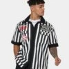 Loiter Daytona Mechanic Button Up Shirt Striped -Champioe Style 02039882 YS082 mens 0010