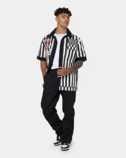 Loiter Daytona Mechanic Button Up Shirt Striped -Champioe Style 02039882 YS082 mens 0040