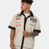 Loiter Daytona Mechanic Button Up Shirt Stone -Champioe Style 02039882 YS400 mens 0010
