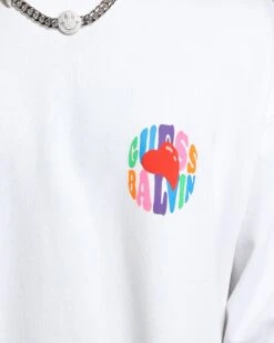 Guess Originals GUESS Originals X J Balvin Amor Sweat Shirt Pure White -Champioe Style 02039936 YW268 mens 030