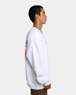 Guess Originals GUESS Originals X J Balvin Amor Sweat Shirt Pure White -Champioe Style 02039936 YW268 mens 050