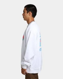 Guess Originals GUESS Originals X J Balvin Amor Sweat Shirt Pure White -Champioe Style 02039936 YW268 mens 060