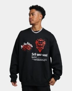 Rats Get Fat Sell Your Soul Crewneck Black