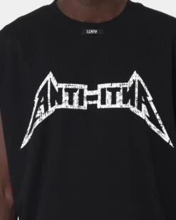The Anti Order Heavy Metal Bat T-Shirt Black/White -Champioe Style 02040751 YB012 mens 030