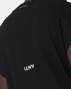 The Anti Order Heavy Metal Bat T-Shirt Black/White -Champioe Style 02040751 YB012 mens 070