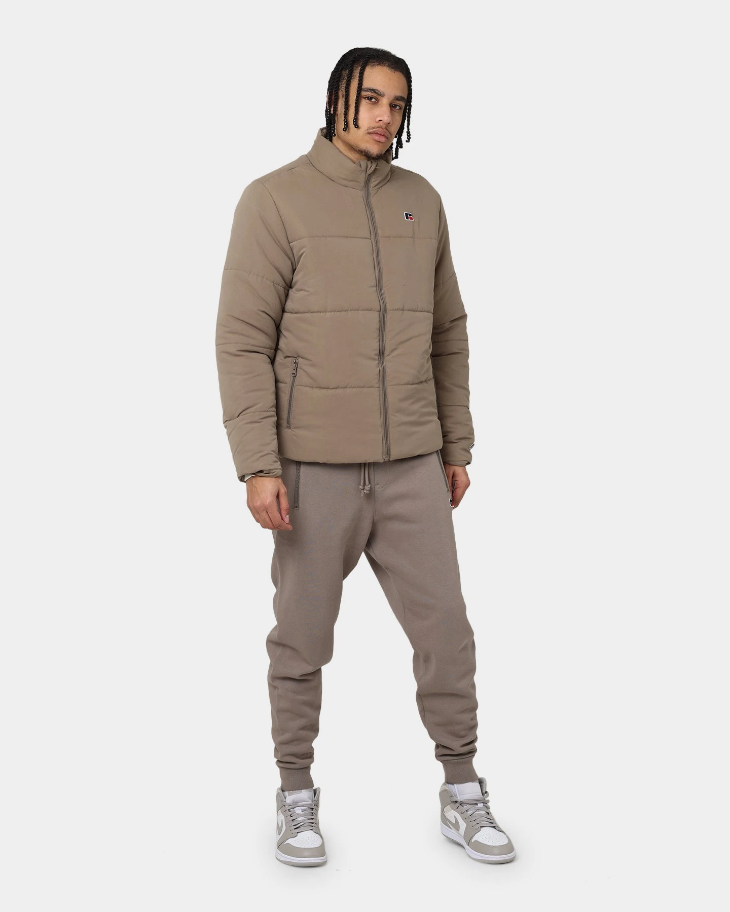 Russell Athletic Russell Redeemer Puffer Jacket Peat 4 Russell Athletic Russell Redeemer Puffer Jacket Peat - Image 2